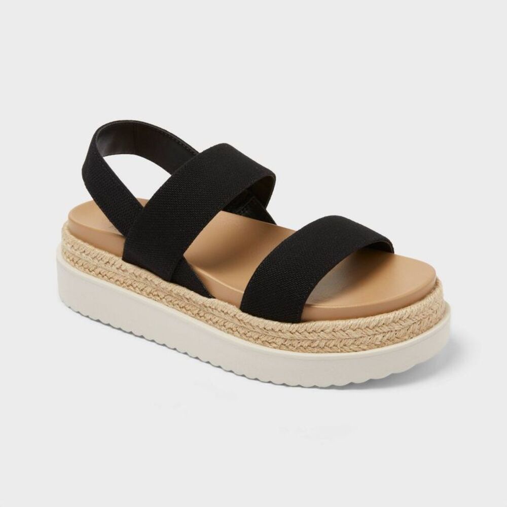 Women’s Elliot Sandals with Memory Foam Insole Black 7.5